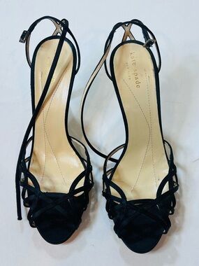 kate spade Black Strappy Slingback Sandals size 8.5